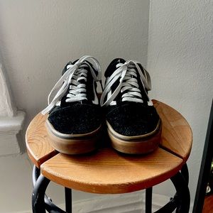 VANS Skate Black & Gun Old Skool Shoes